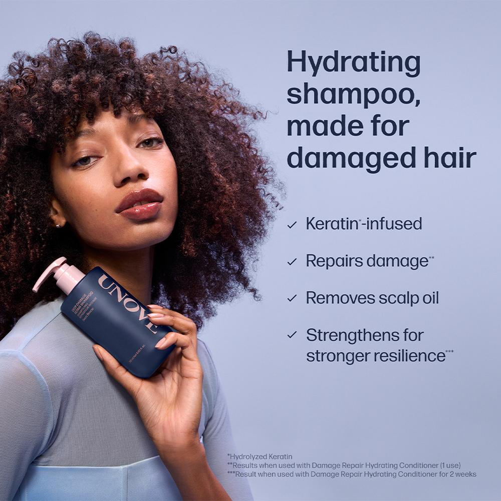 UNOVE Deep Damage Repair Shampoo 500ml Double Set (4 Options)