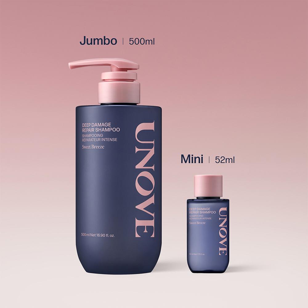 UNOVE Deep Damage Repair Shampoo 500ml Double Set (4 Options)