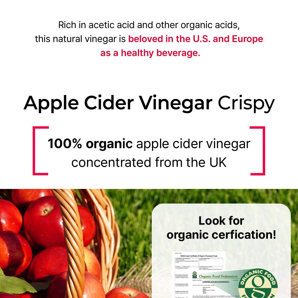 FOODOLOGY Apple Cider Vinegar Crispy #Peach 14 Sticks | OLIVE