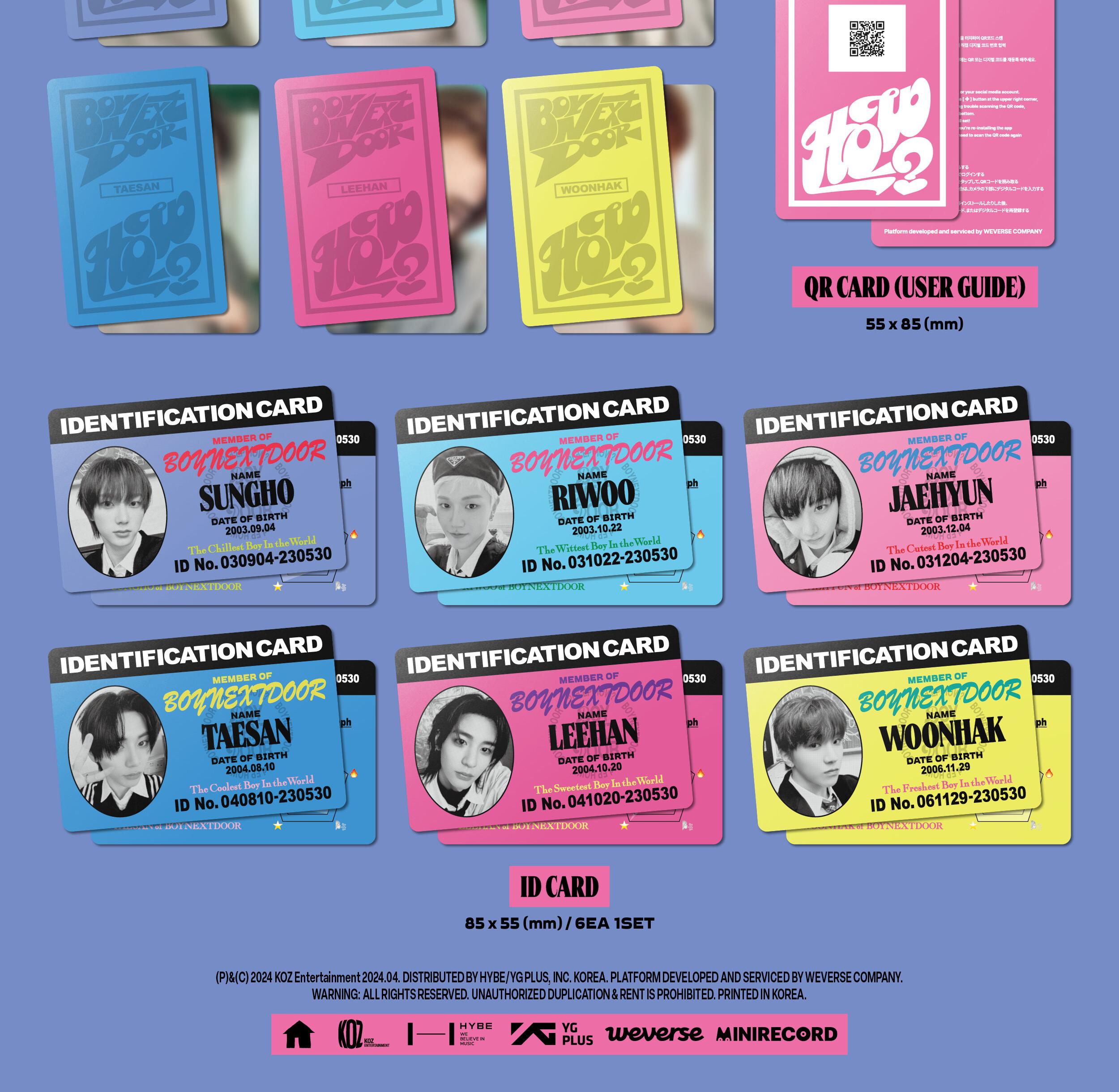BOYNEXTDOOR 2nd EP [HOW?] (Weverse Albums ver.) | OLIVE