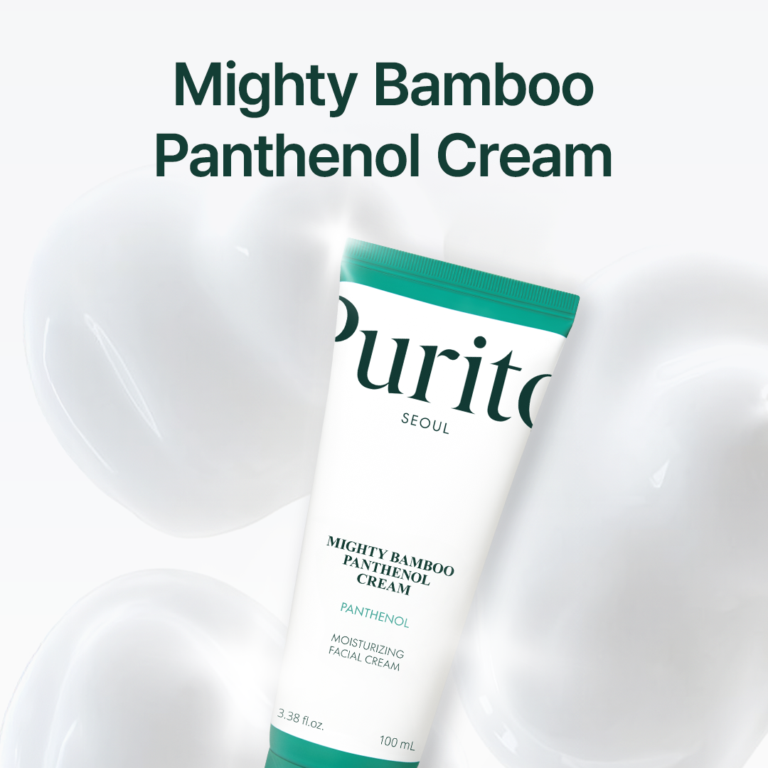 Purito Seoul Mighty Bamboo Panthenol Cream 100ml Duo Set (+15ml)