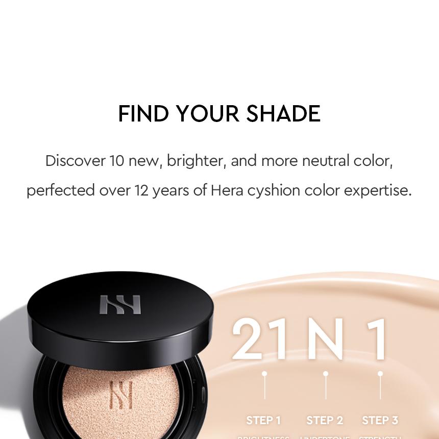 HERA Black Cushion Foundation Refill Set (9 Shades)
