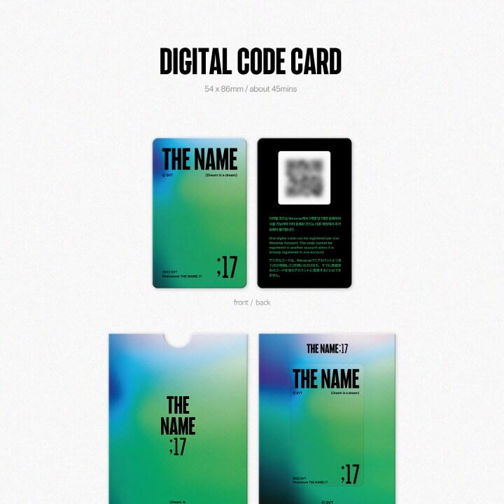 the　name　17　Seventeen SEVENTEEN - 2022 SVT PHOTOBOOK [THE NAME;17] | OLIVE YOUNG