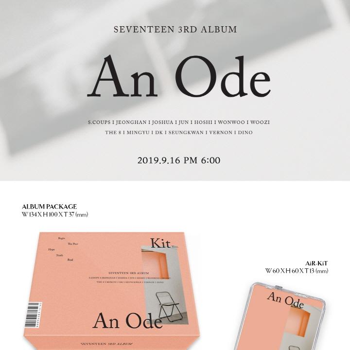 SEVENTEEN - VOL.3 [AN ODE] KIT VER. | OLIVE YOUNG Global