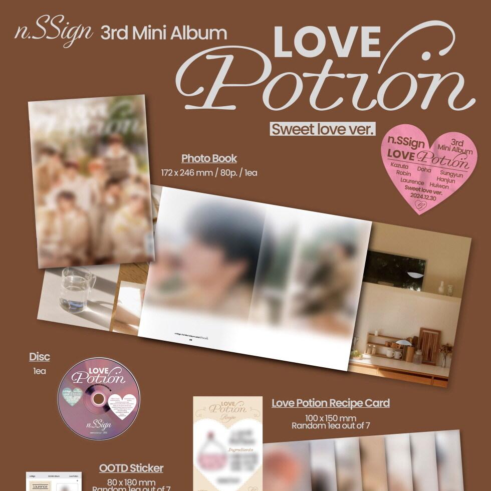 N.SSIGN - 3RD MINI ALBUM [LOVE POTION] | OLIVE YOUNG Global