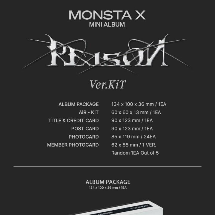 MONSTA X - REASON (12TH MINI ALBUM) KIT VER. | OLIVE YOUNG Global