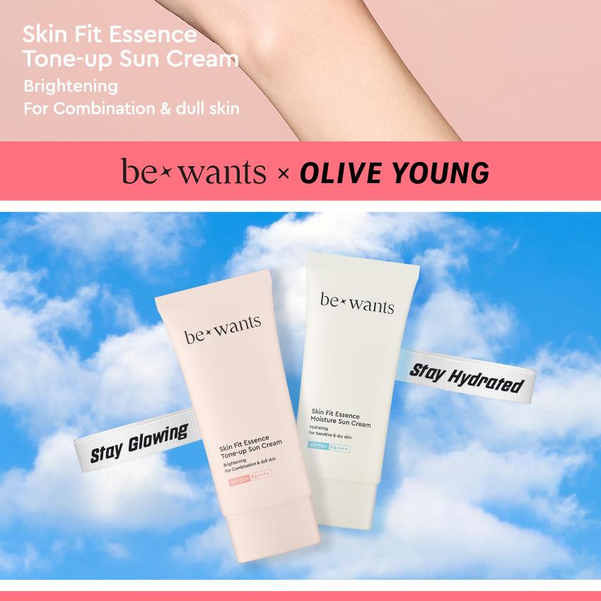 bewants Skin Fit Essence Tone Up Sunscreen 50ml | OLIVE YOUNG Global