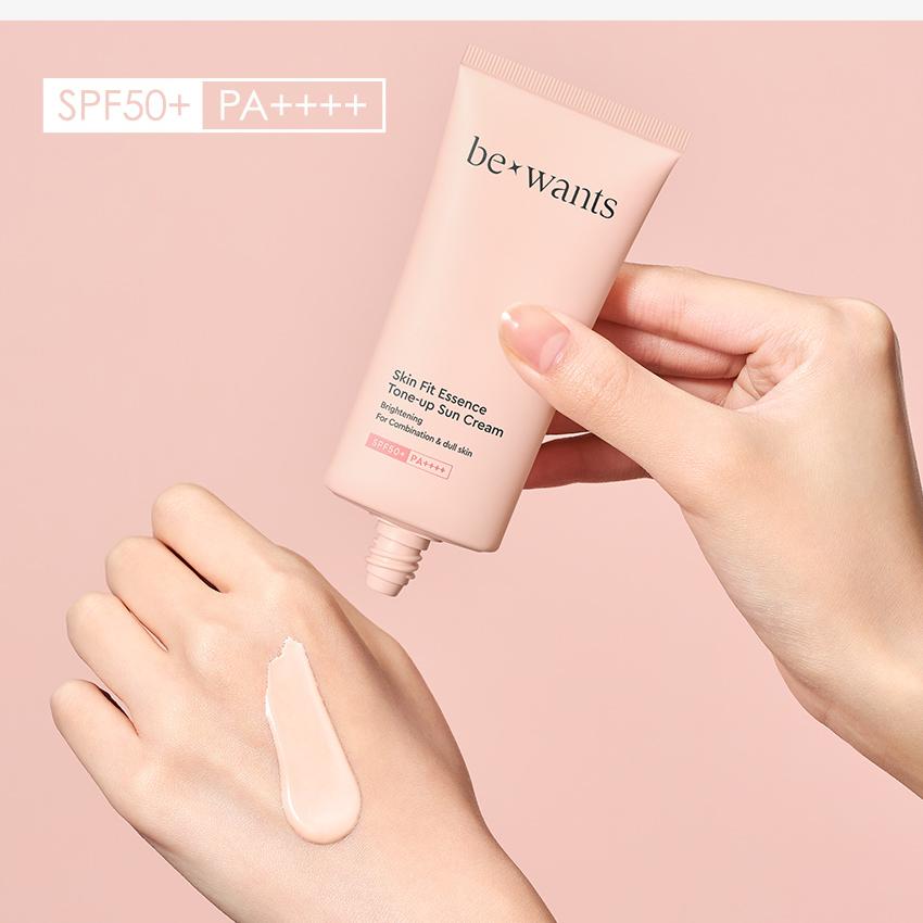 bewants Skin Fit Essence Tone Up Sunscreen 50ml | OLIVE YOUNG Global
