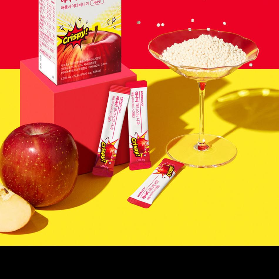 FOODOLOGY アップルサイダービネガークリスピーリンゴ味 14包 | OLIVE
