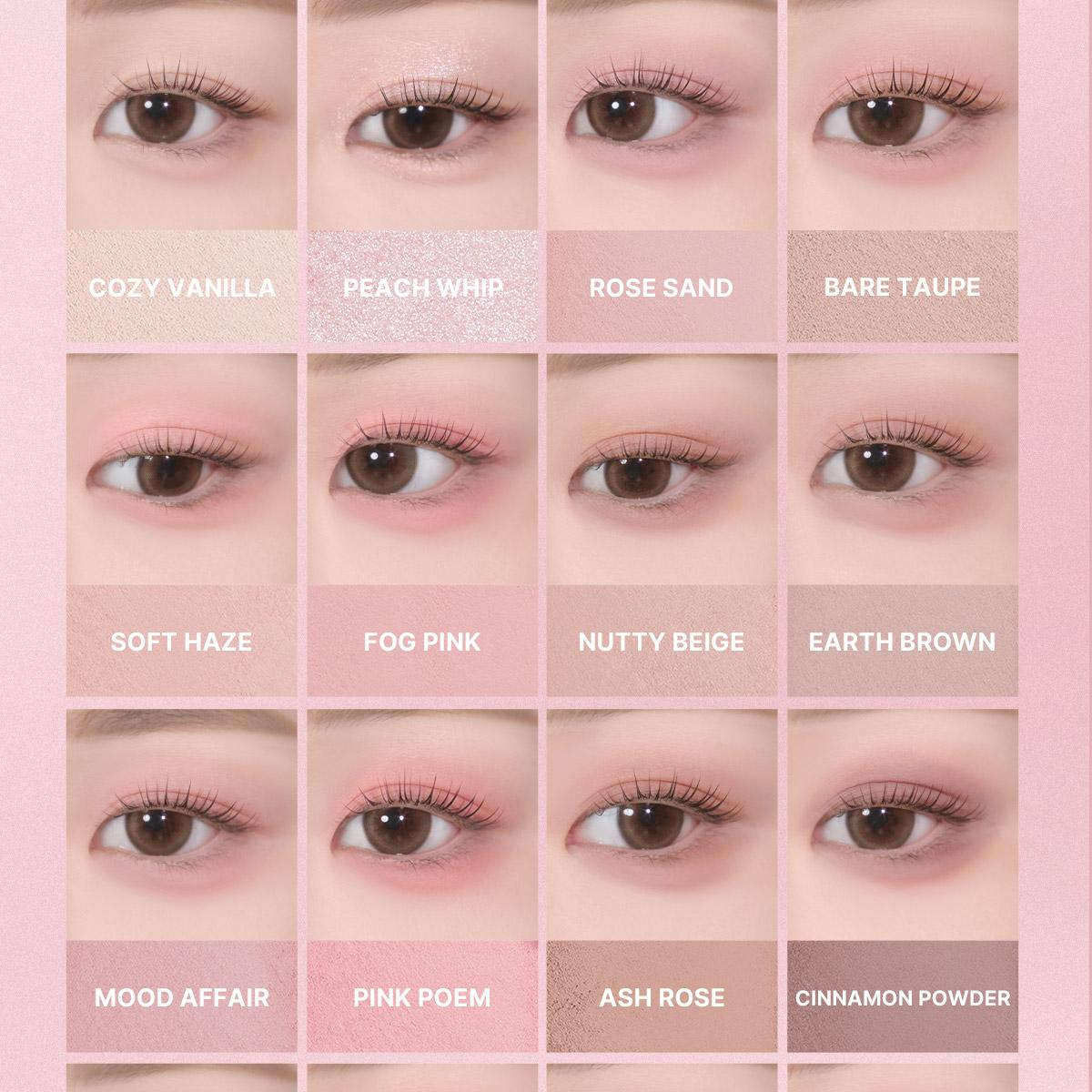 [Sanrio EDITION] WAKEMAKE Soft Blurring Eye Palette (Set/Single) (26 Options)
