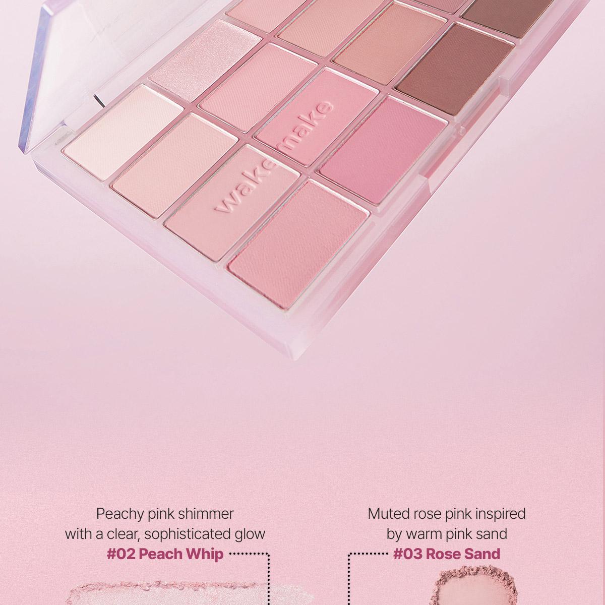 [Sanrio EDITION] WAKEMAKE Soft Blurring Eye Palette (Set/Single) (26 Options)