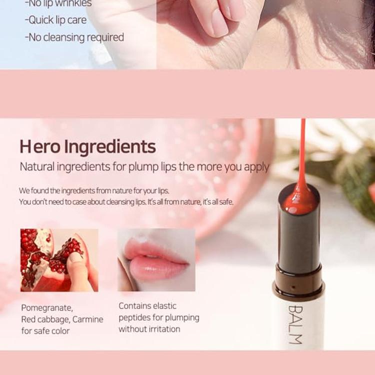 Natural Shine Lux-Triple Lip Cure Balm 5g #Glossy Aura