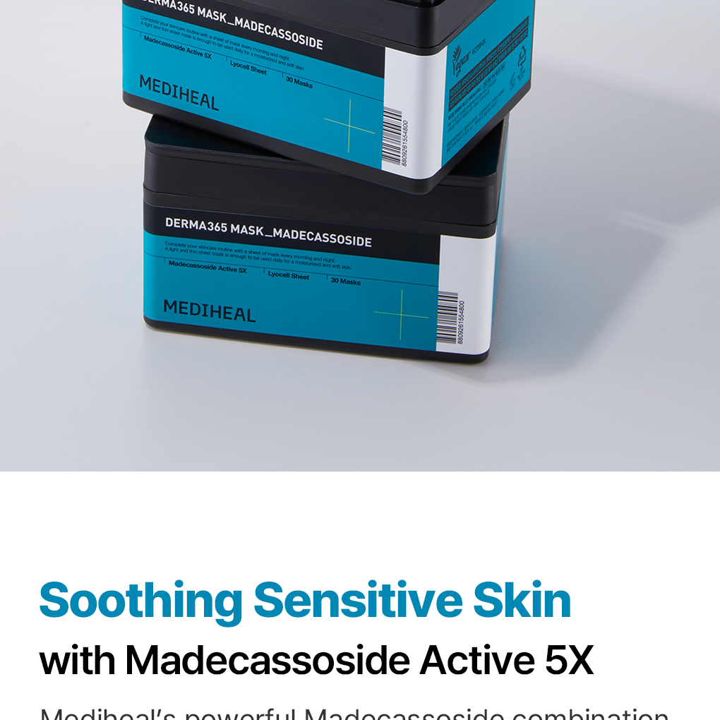 Mediheal Derma365 Mask Madecasosside 30P | OLIVE YOUNG Global