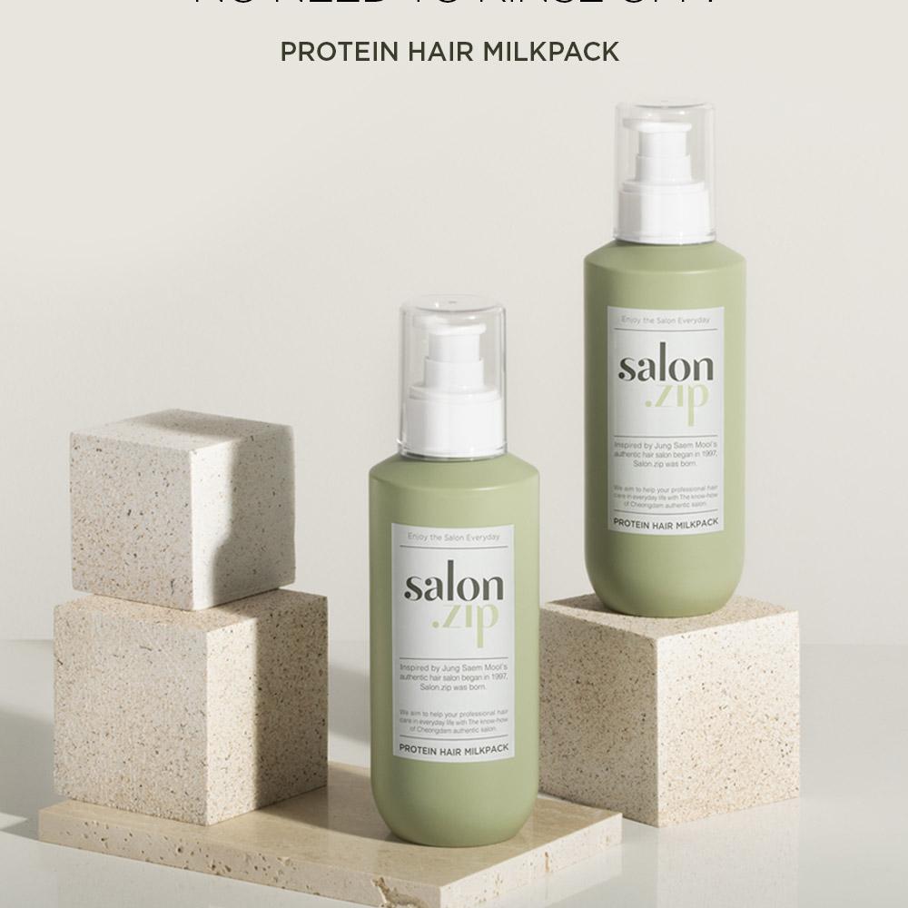 salon.zip Protein Hair Milk Pack 200mL | OLIVE YOUNG Global