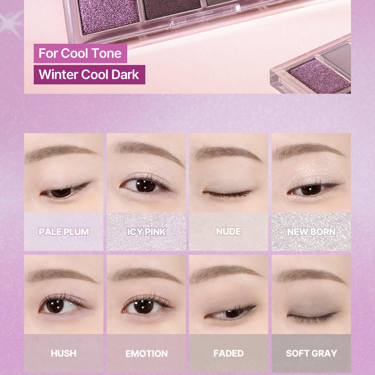 [Sanrio EDITION] WAKEMAKE Soft Blurring Eye Palette (Set/Single) (26 Options)