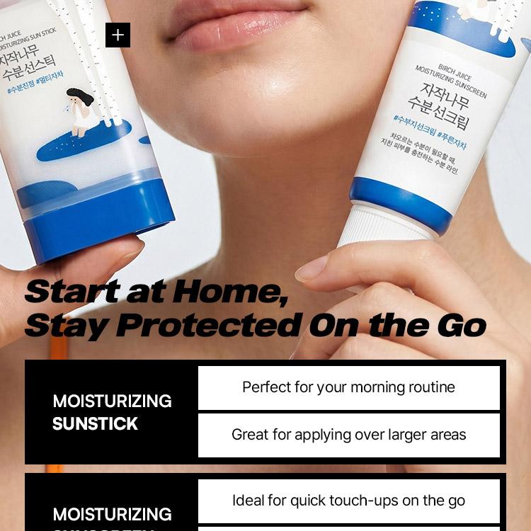 ROUND LAB Birch Juice Moisturizing Sun Stick 19g Double Set