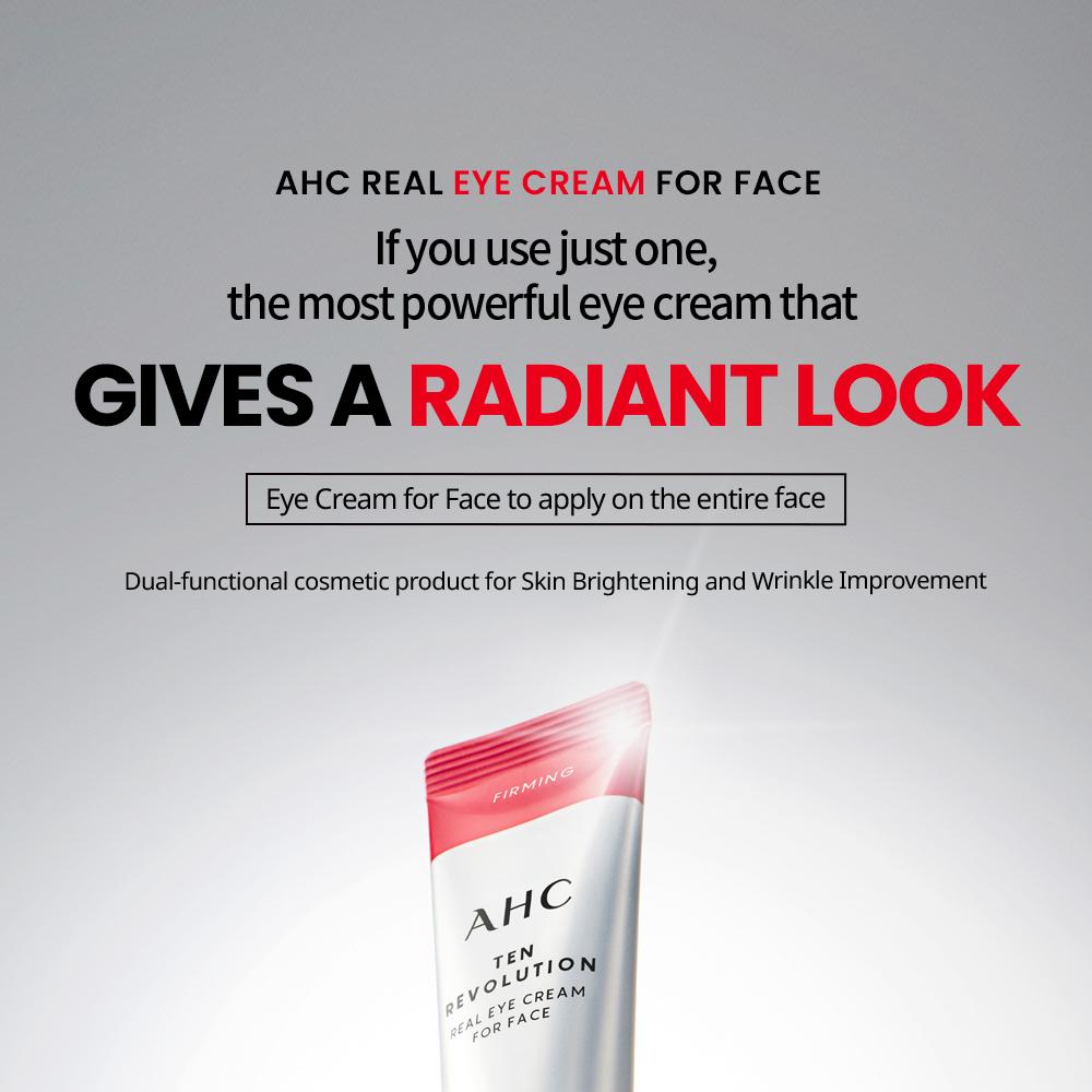 AHC テンレボリューションリアルアイクリームフォーフェイス