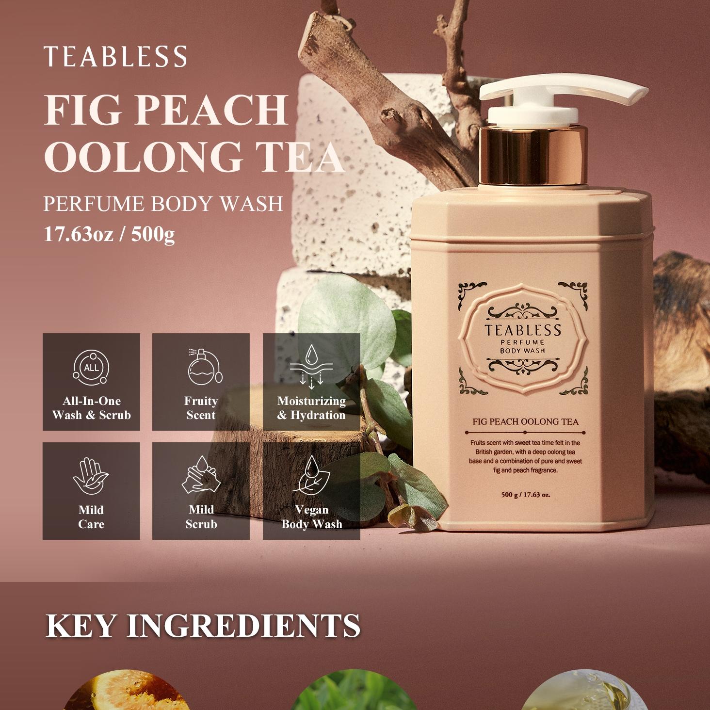 Teabless Fig Peach Oolong Tea Perfume Body Wash 500g | OLIVE YOUNG