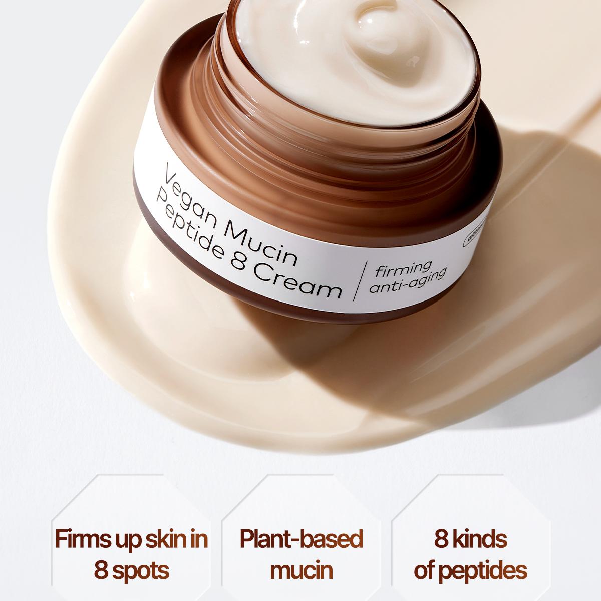 THE FACE SHOP alltimate Vegan Mucin Peptide 8 Cream 50ml | OLIVE