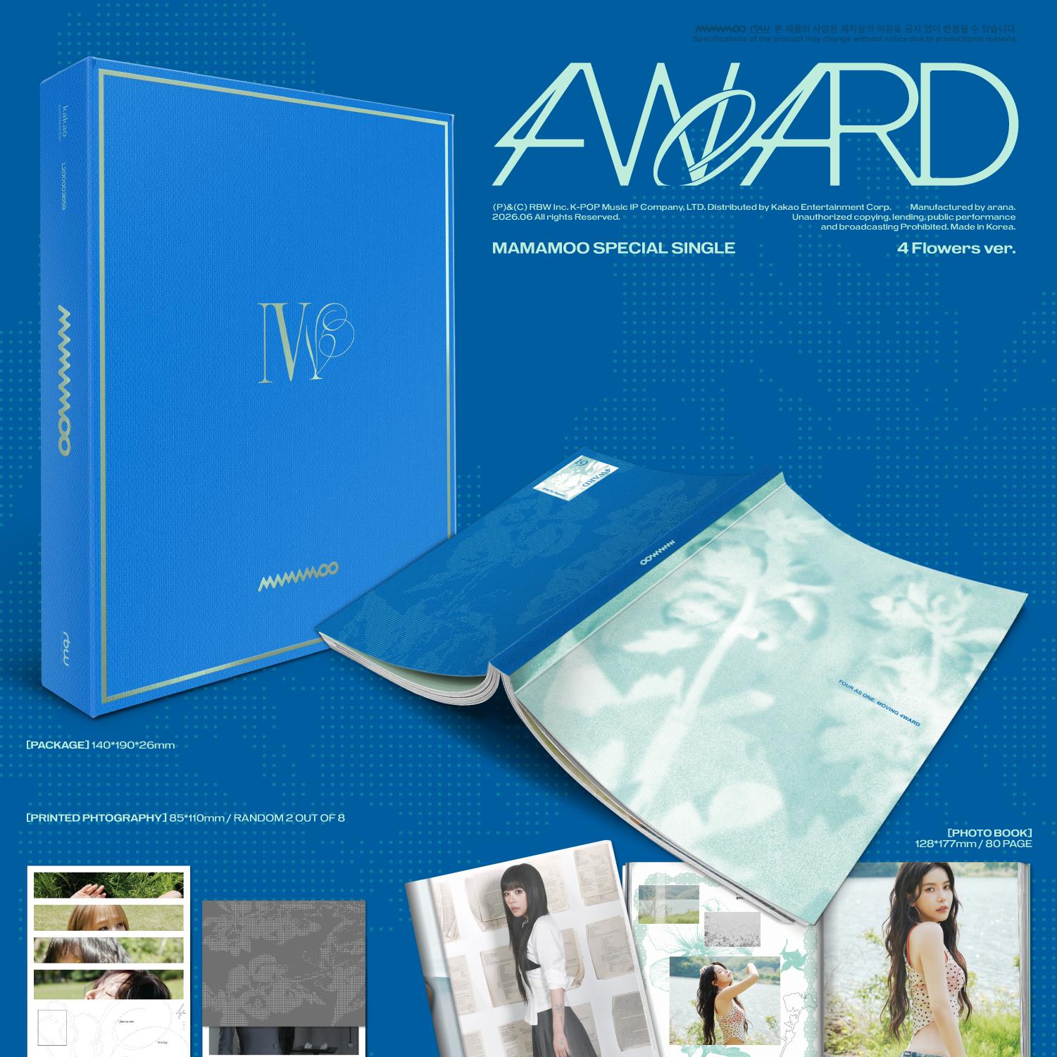 MAMAMOO - Special Single [4WARD] (4 Flowers ver.) | OLIVE YOUNG Global