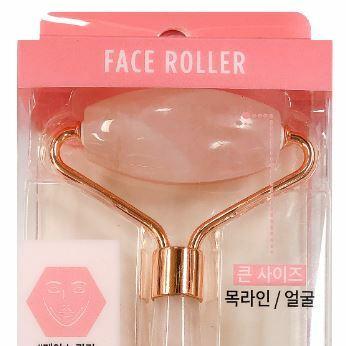 SHE'S LINE Pink Stone Face Roller | OLIVE YOUNG Global