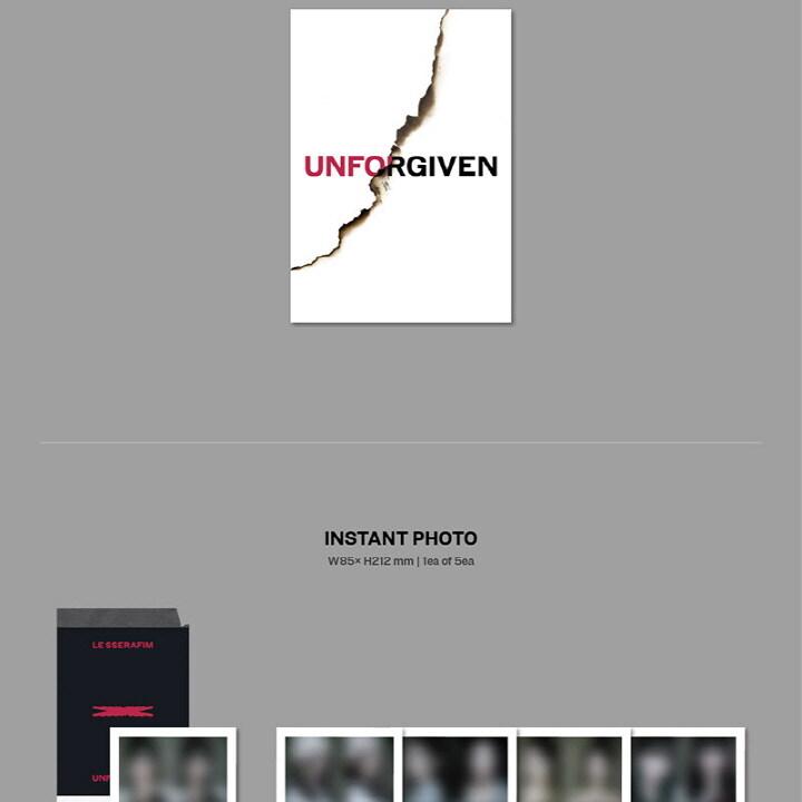 LE SSERAFIM - 1ST STUDIO ALBUM 'UNFORGIVEN' (WEVERSE ALBUMS VER