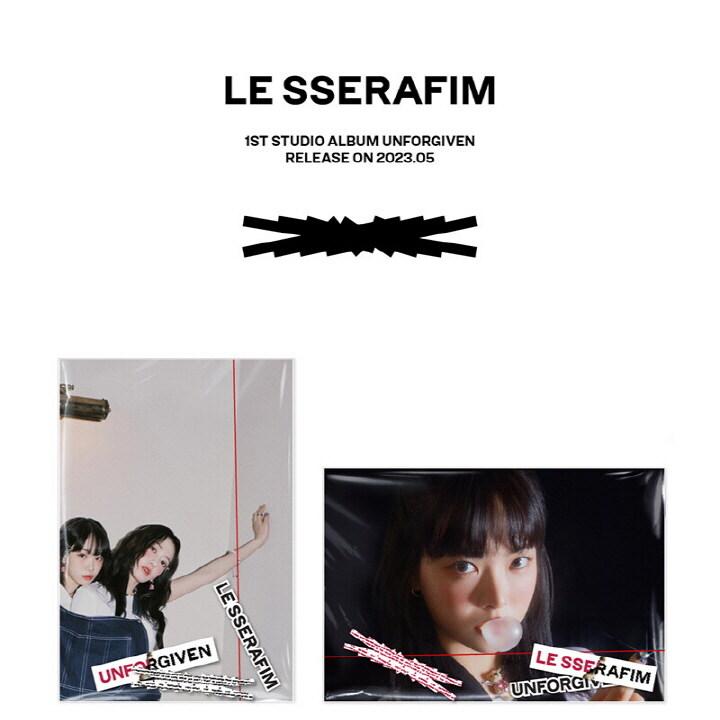 LE SSERAFIM UNFORGIVEN M2 olive young 特典 LE SSERAFIM - 1ST STUDIO ALBUM 'UNFORGIVEN' (WEVERSE ALBUMS VER