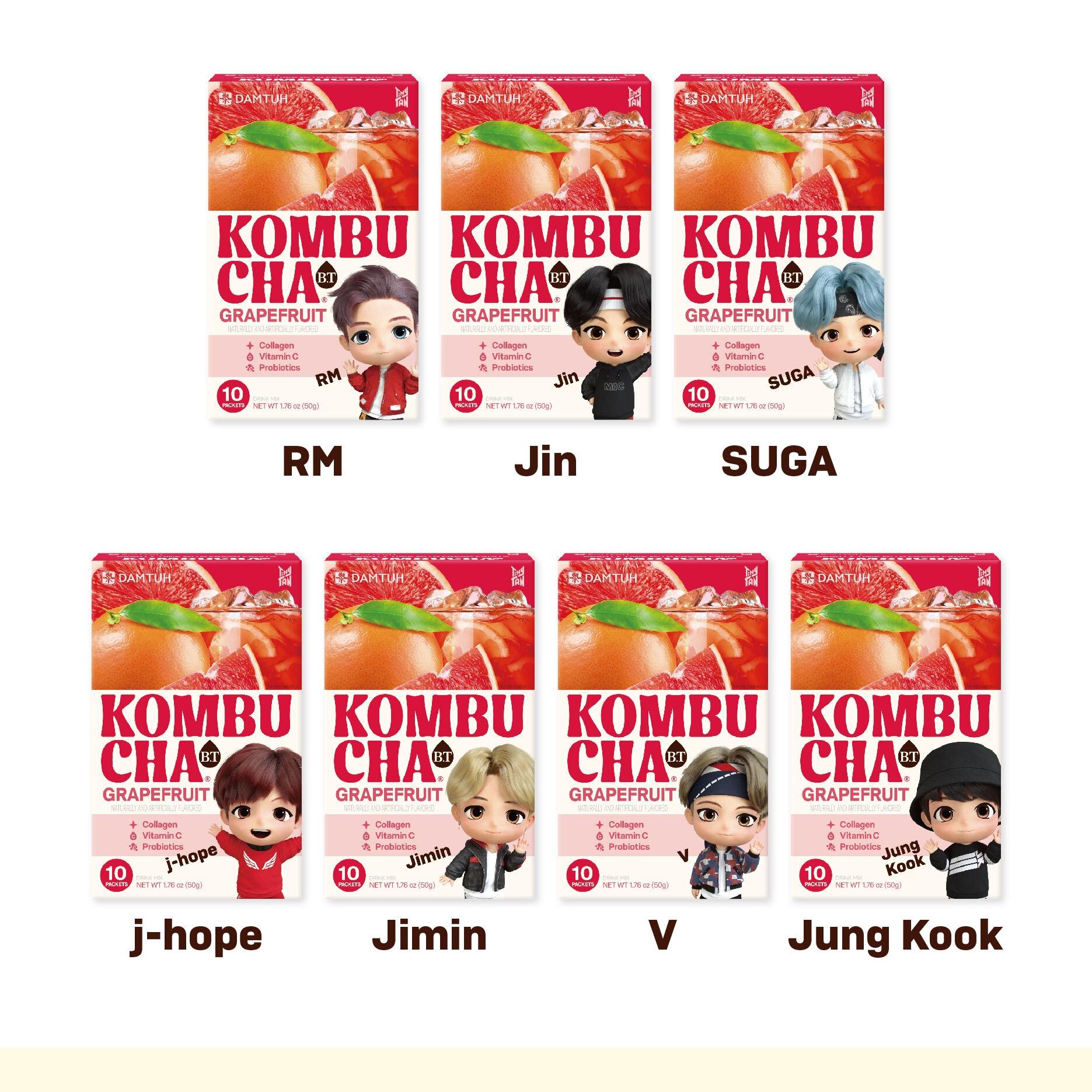 Damtuh Kombucha BT Grapefruit 10T TinyTAN Special Edition | OLIVE