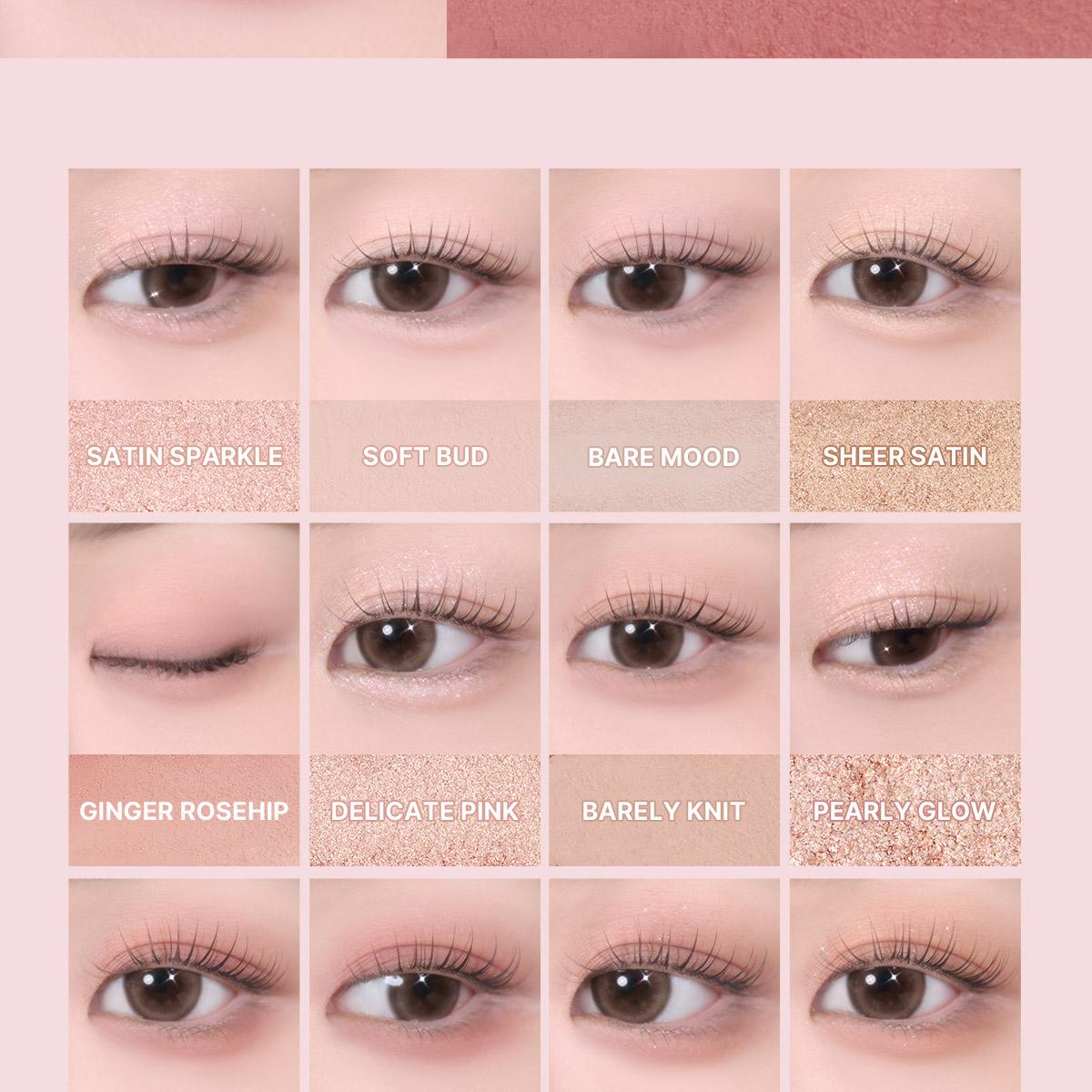 [Sanrio EDITION] WAKEMAKE Soft Blurring Eye Palette (Set/Single) (26 Options)