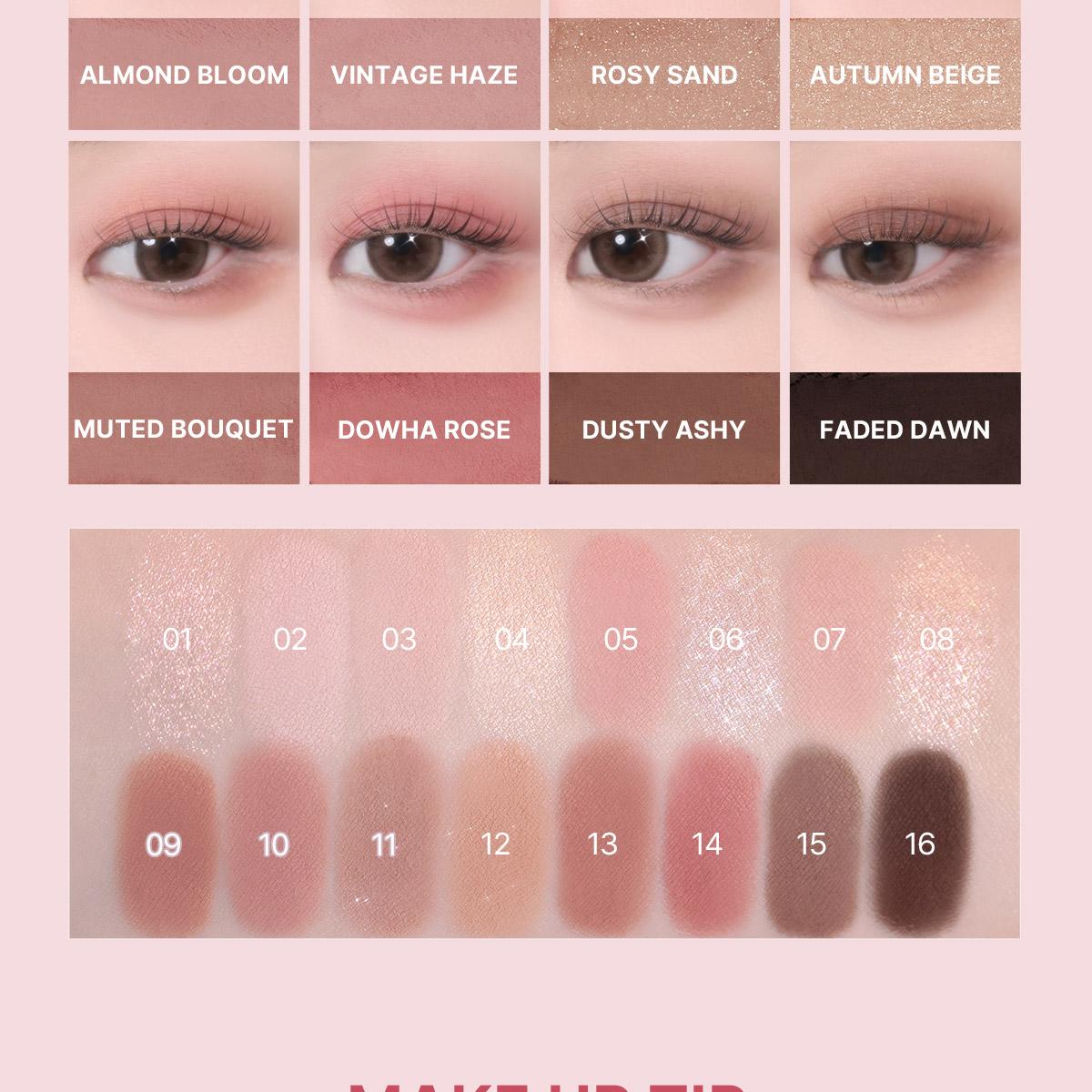 [Sanrio EDITION] WAKEMAKE Soft Blurring Eye Palette (Set/Single) (26 Options)