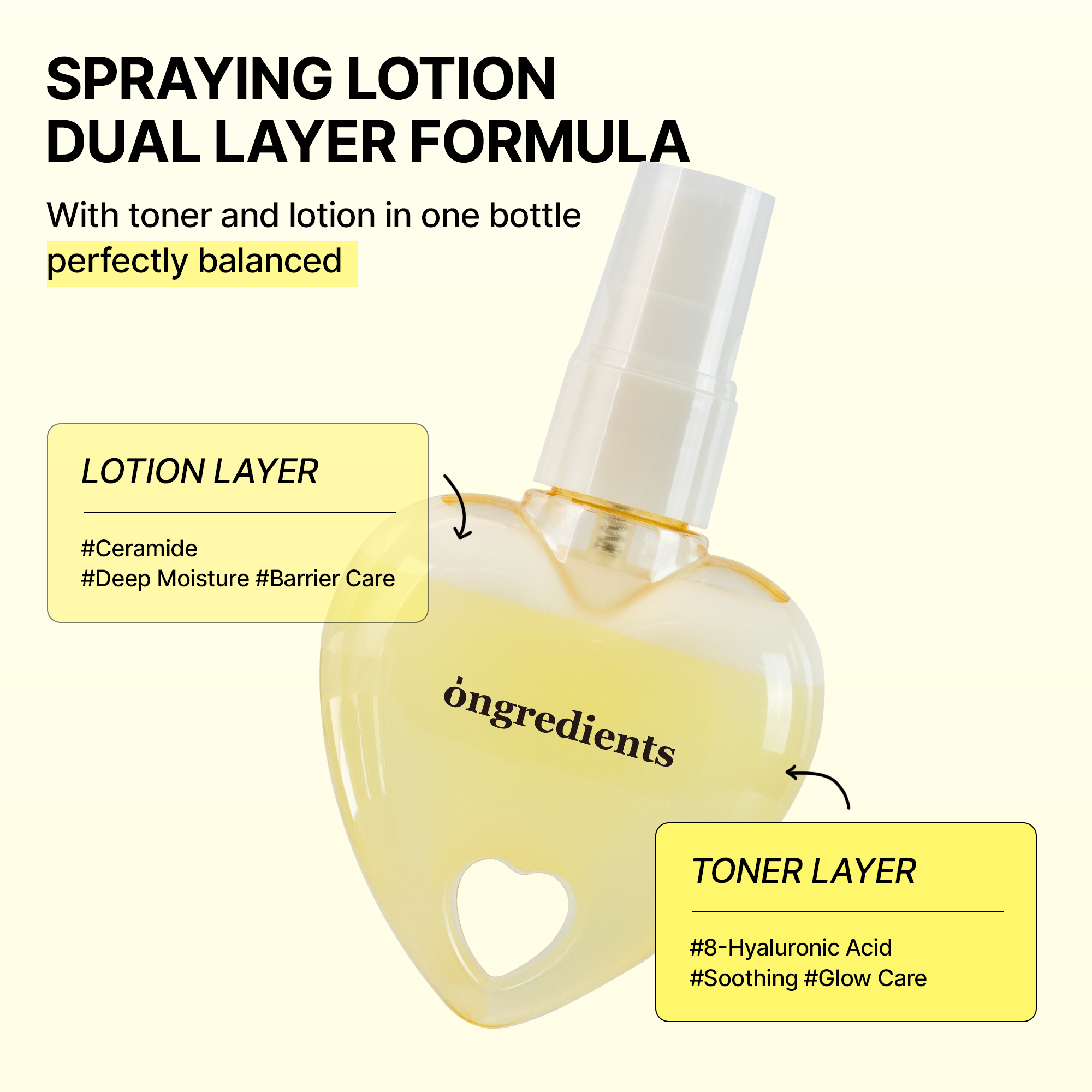 Heart Edition] ongredients Skin Barrier Glow Mist 50ml | OLIVE YOUNG Global