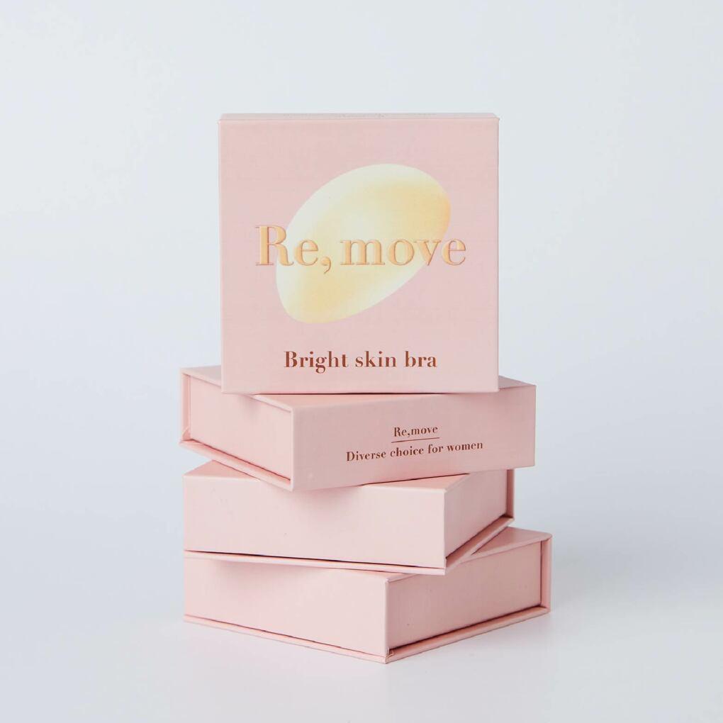 Remove ブライトスキンブラ ポーチセット Re,move Bright Skin Bra Pouch Set (Glue+No Glue+Pouch