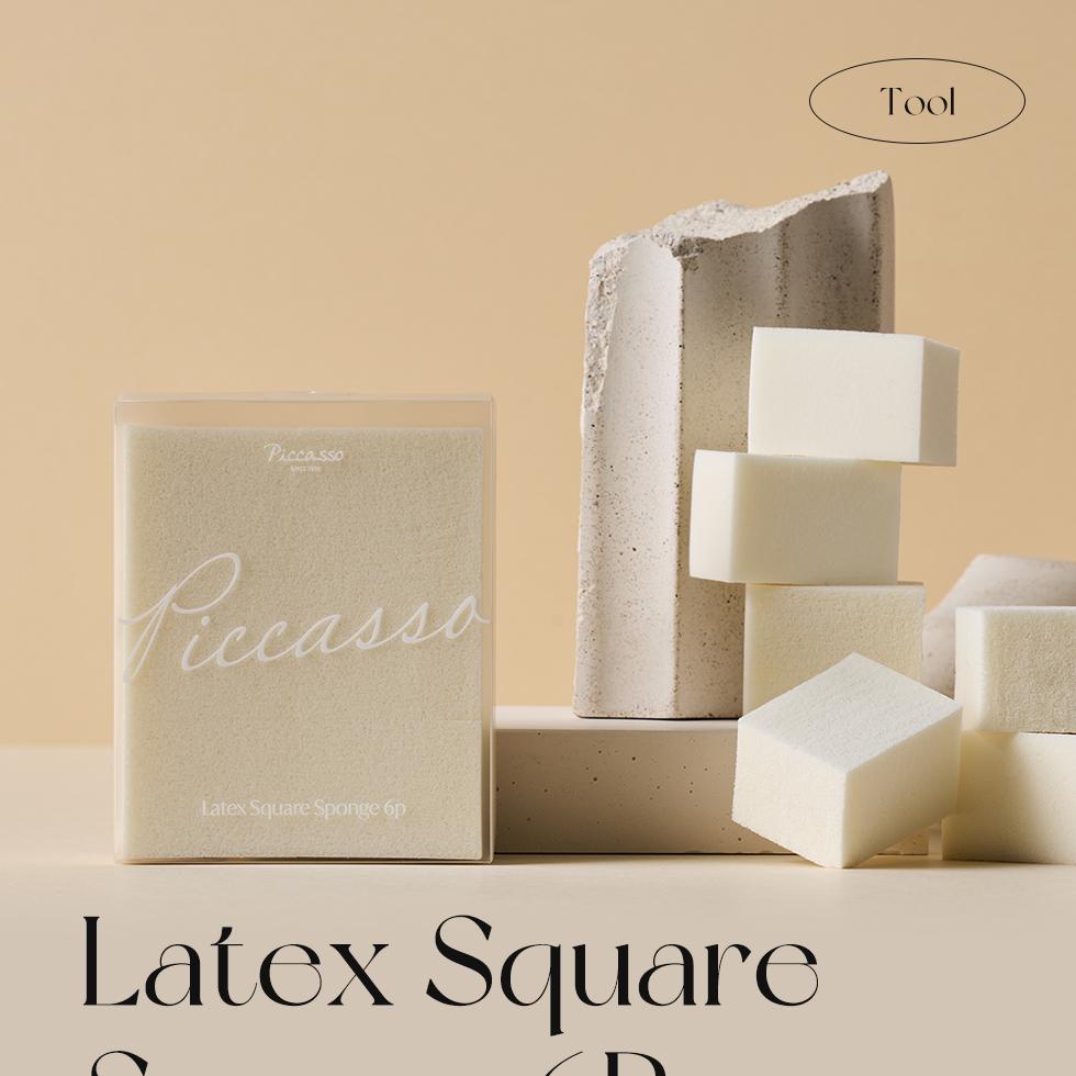 PICCASSO Latex Sponges Square 6P | OLIVE YOUNG Global