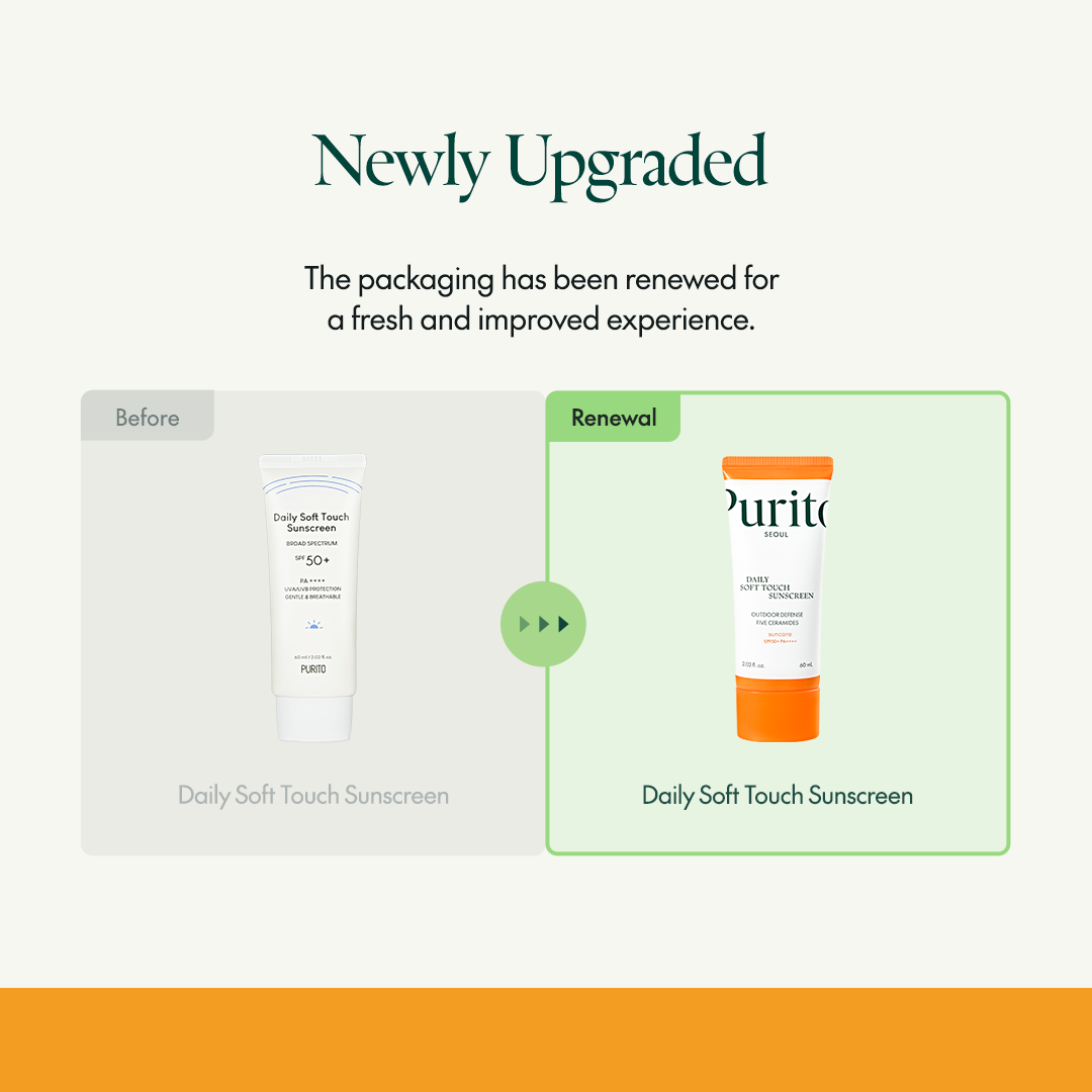 Purito Seoul Daily Soft Touch Sunscreen SPF50+ PA++++ 60mL | OLIVE