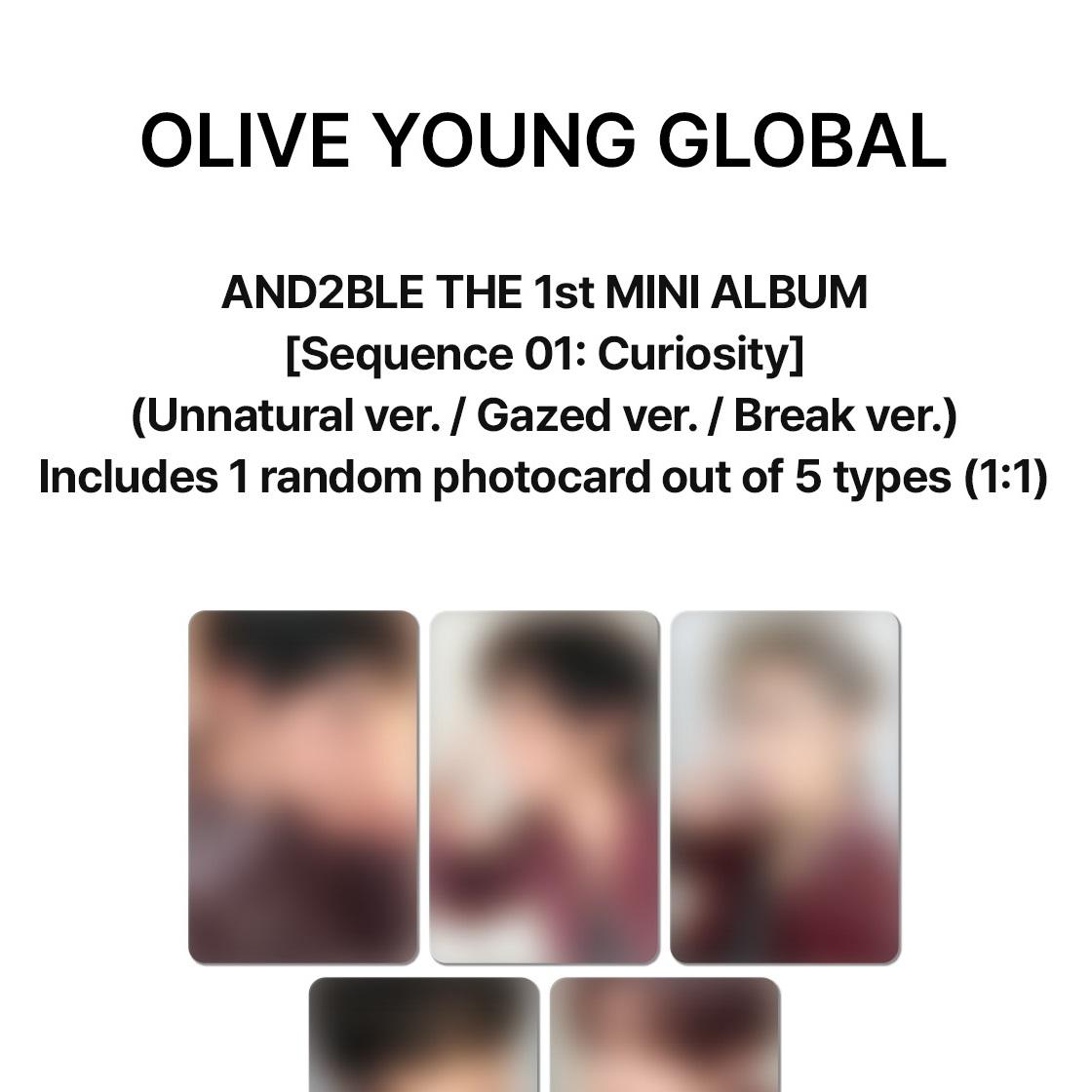 AND2BLE - 1st Mini Album [Sequence 01: Curiosity] (Curious ver