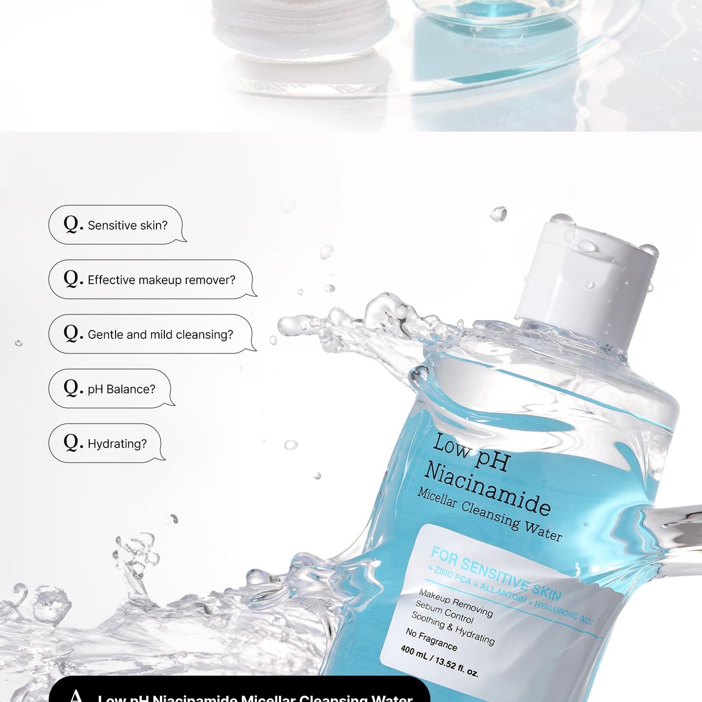COSRX Low pH Niacinamide Micellar Cleansing Water 400mL