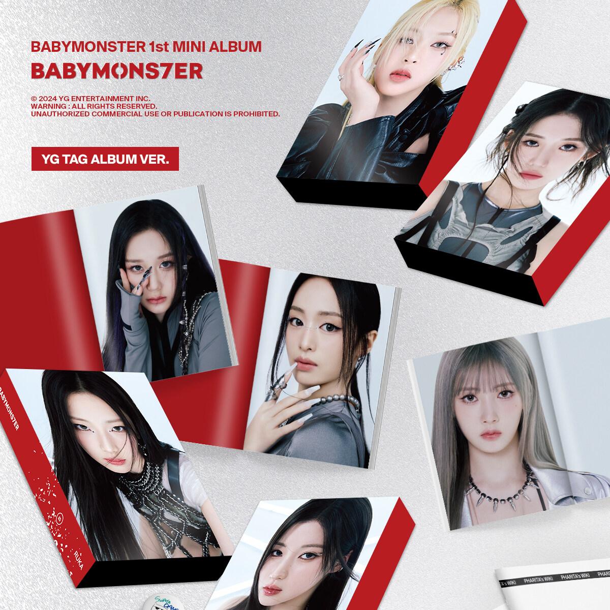 BABYMONSTER 1st MINI ALBUM サイン入り BABYMONSTER Autographed Signed MINI1 BABYMONS7ER 1st MINI