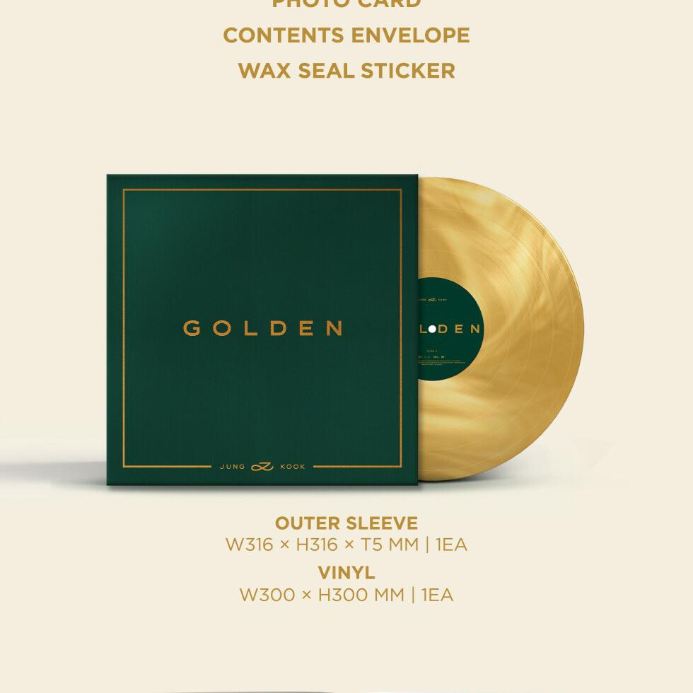 JUNG KOOK (BTS) - GOLDEN [LP] | OLIVE YOUNG Global