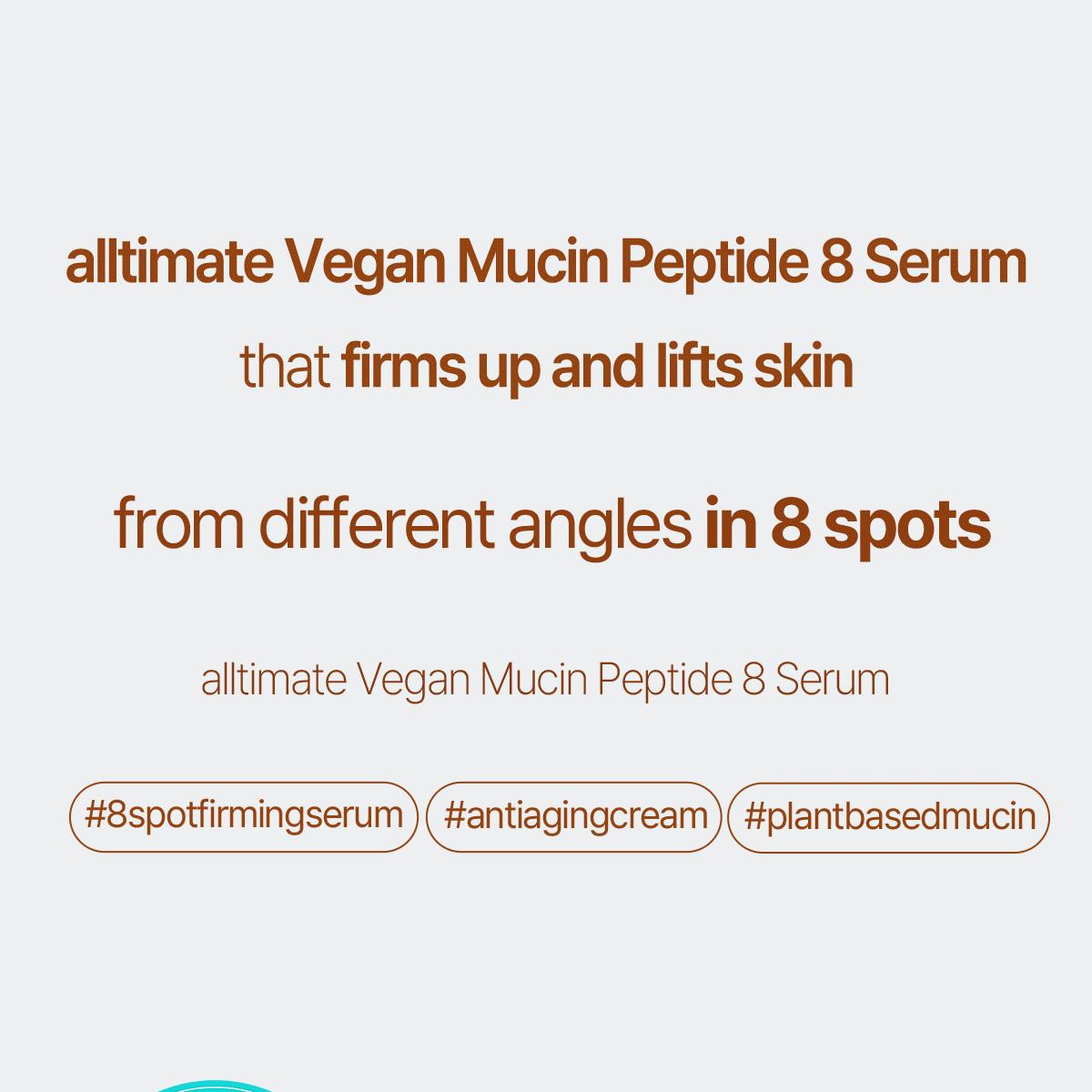 THE FACE SHOP alltimate Vegan Mucin Peptide 8 Serum 30ml | OLIVE