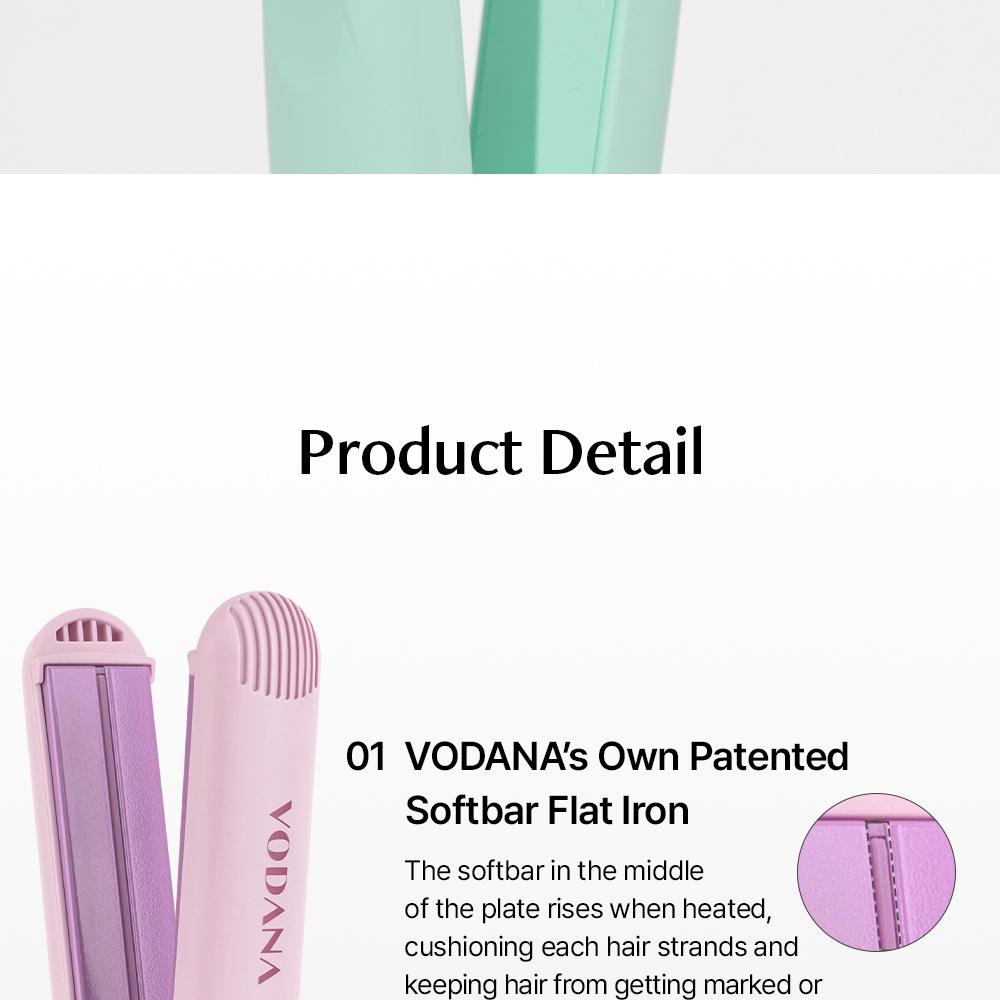 vodana ソフトバーヘアアイロンFV（ミントチョコ） | OLIVE YOUNG Global