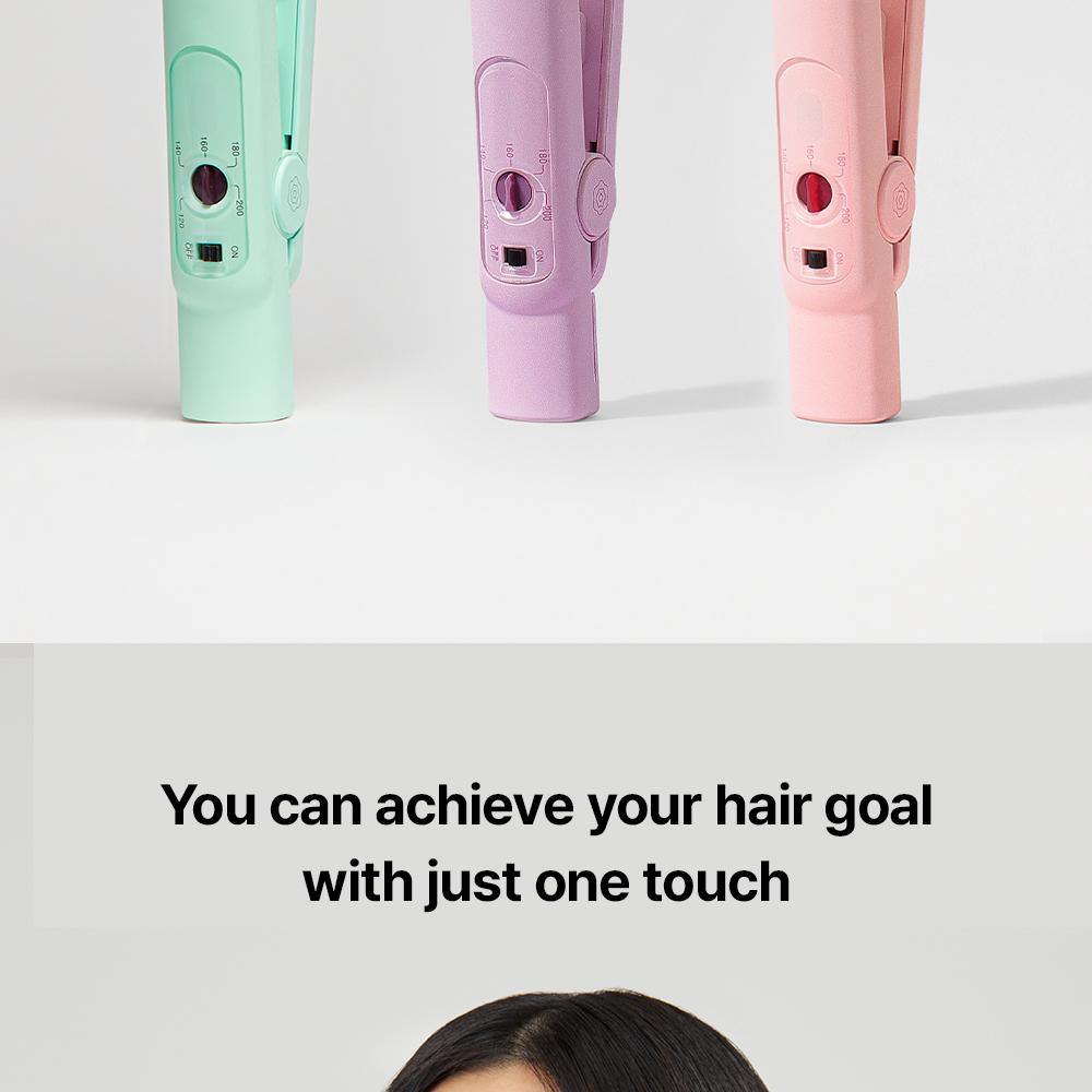 vodana ソフトバーヘアアイロンFV（ミントチョコ） | OLIVE YOUNG Global