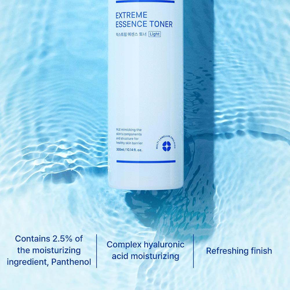 Real Barrier Extreme Essence Toner Light 300mL Special Set (+Light