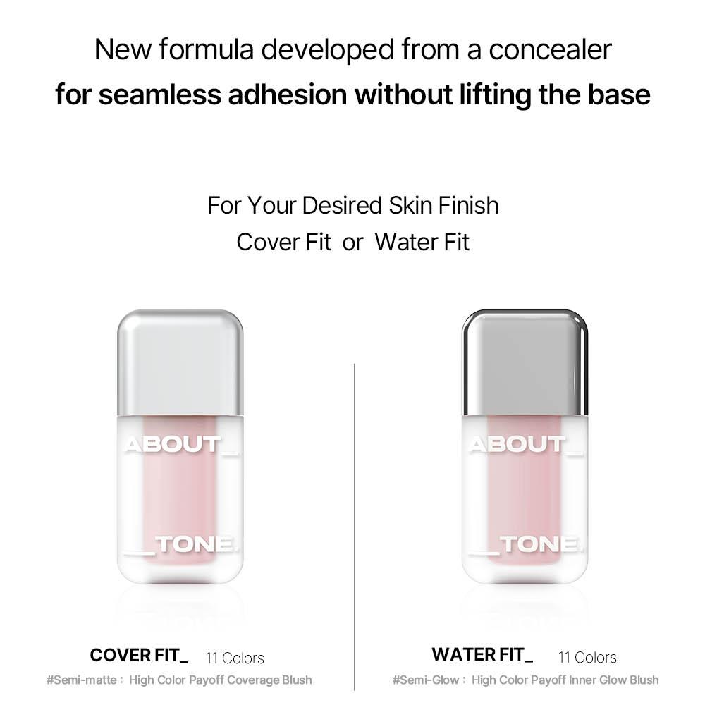 [Sanrio EDITION] ABOUT_TONE Skin Layer Fit Blusher (Cover Fit/Water Fit) (Set/Single) (22 Colors)
