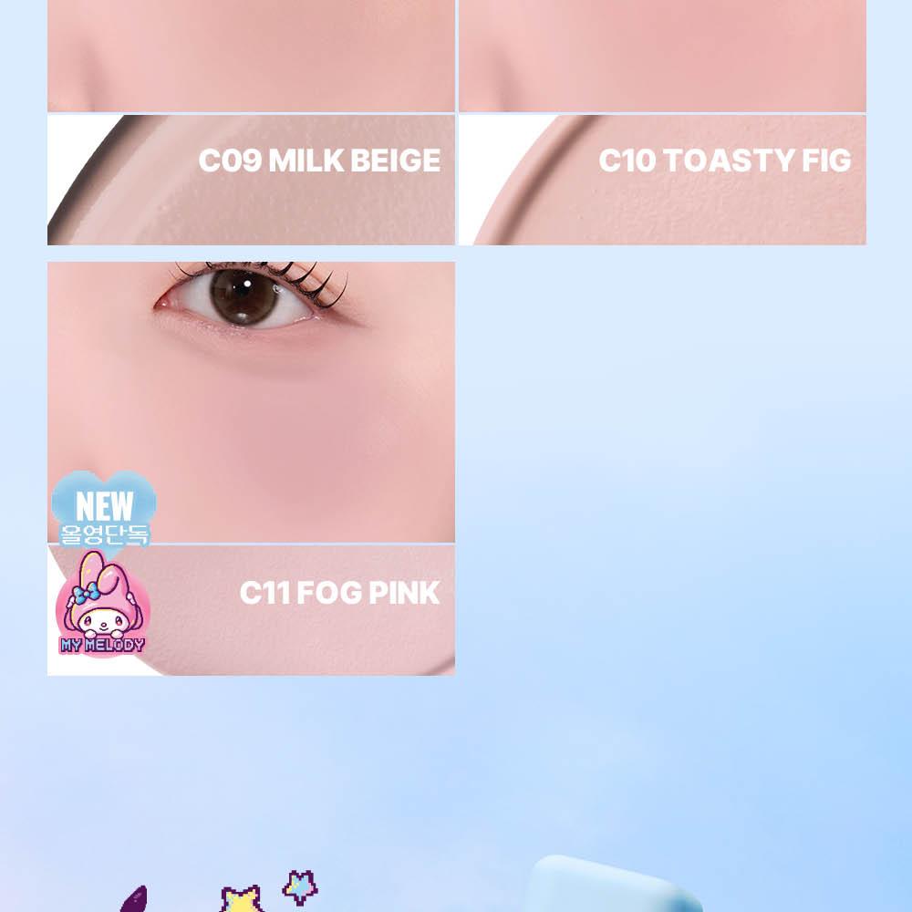[Sanrio EDITION] ABOUT_TONE Skin Layer Fit Blusher (Cover Fit/Water Fit) (Set/Single) (22 Colors)
