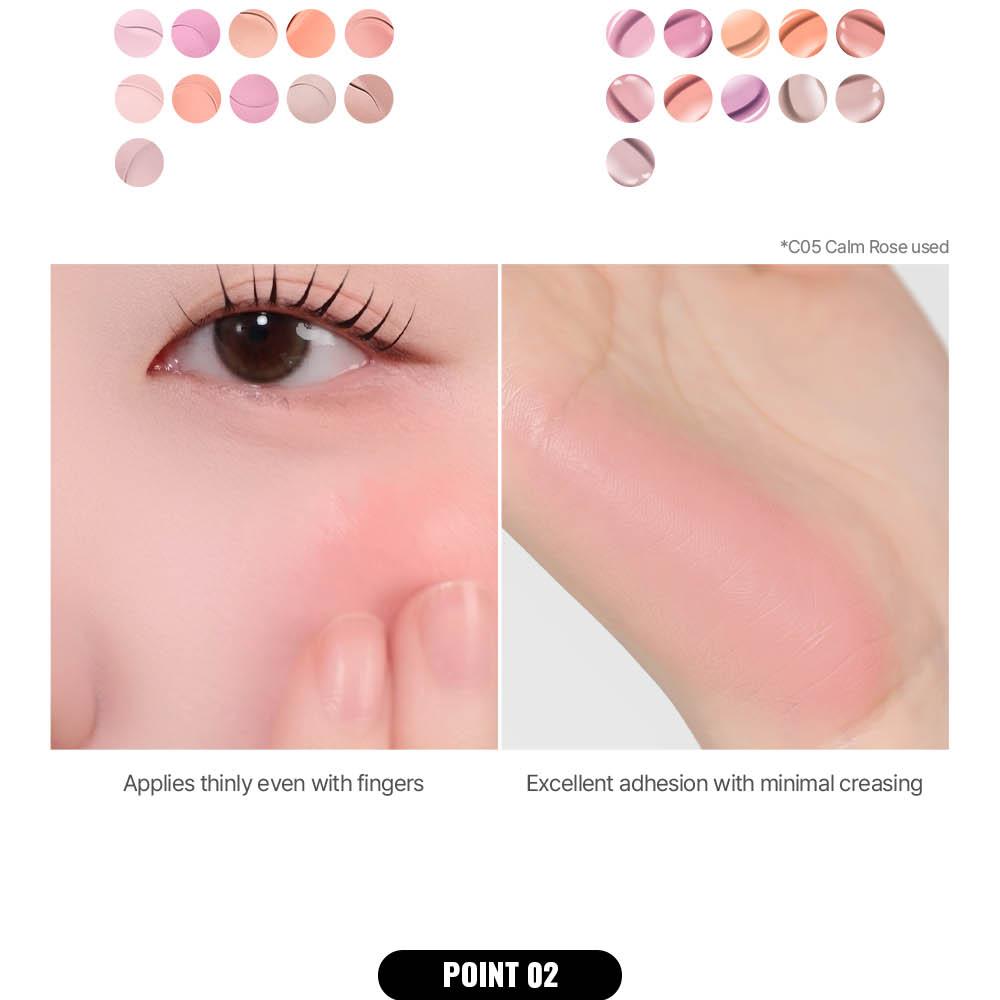 [Sanrio EDITION] ABOUT_TONE Skin Layer Fit Blusher (Cover Fit/Water Fit) (Set/Single) (22 Colors)