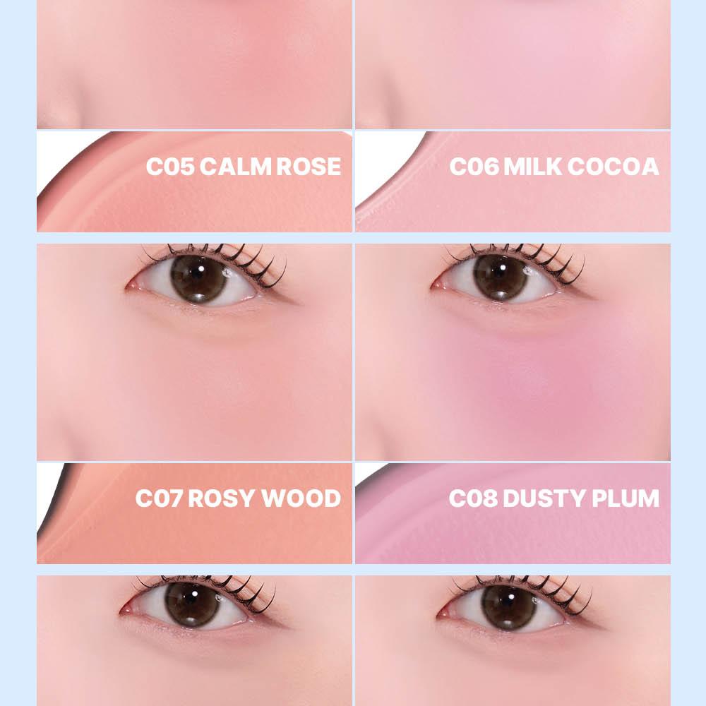 [Sanrio EDITION] ABOUT_TONE Skin Layer Fit Blusher (Cover Fit/Water Fit) (Set/Single) (22 Colors)