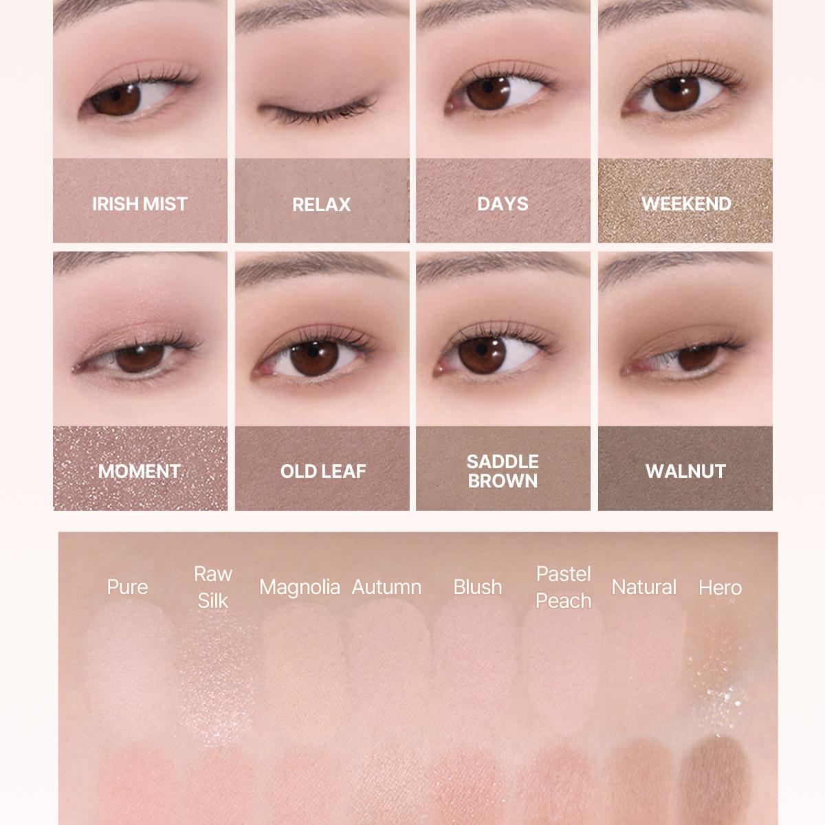 [Sanrio EDITION] WAKEMAKE Soft Blurring Eye Palette (Set/Single) (26 Options)