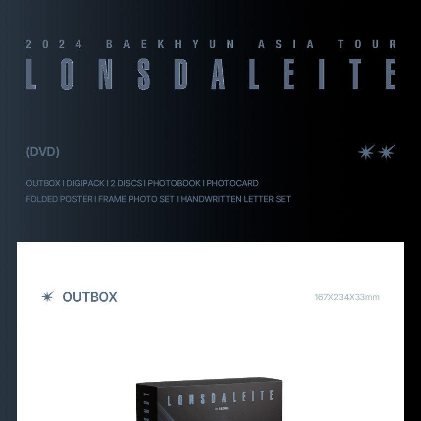 BAEKHYUN - 2024 BAEKHYUN ASIA TOUR [LONSDALEITE] IN SEOUL