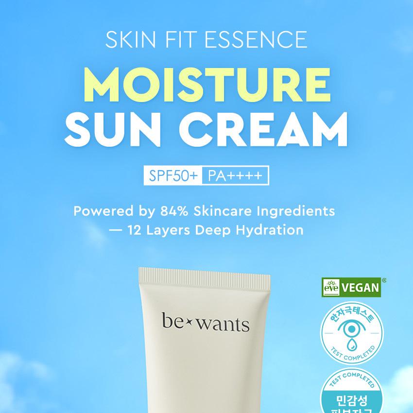 bewants Skin Fit Essence Moisture Sunscreen 50ml | OLIVE YOUNG Global