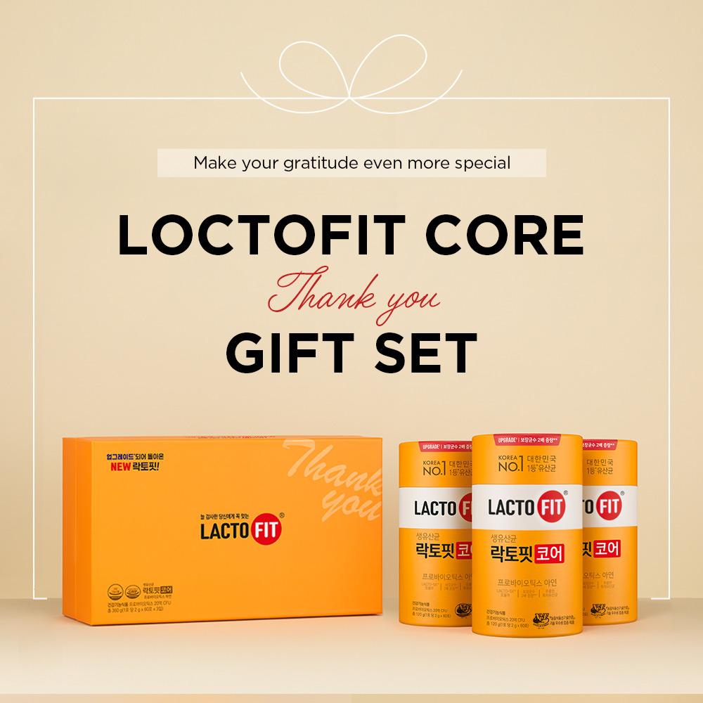 LACTO-FIT Probiotics Core 60 Sticks Triple Set (180-day supply